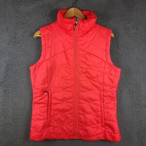 Columbia Women's Quilted Pink Outdoor Omni Heat Vest Size Large Warm Sporty